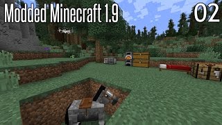 Modded Minecraft 1.9 - S1E02 - How Do I Eat!?