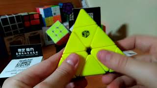 Анбоксинг посылки с Кубмаркета.X-Man Bell Pyraminx, QiYi QiCheng skewb