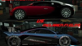 NFS World Bugatti Veyron 16.4 vs Mclaren F1 ELITE (FULL ULTRA)