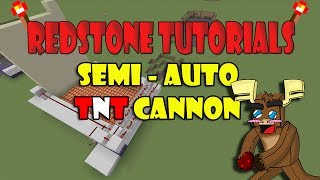 Semi Auto TNT Cannon "Tutorial" (Minecraft Xbox)
