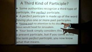 Verbals, Participles, and Participial Phrases