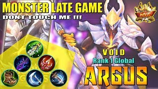 ARGUS MONSTER LATE GAME - TOP 1 GLOBAL ARGUS by V O I D - MOBILE LEGENDS