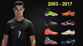 The Evolution of Cristiano Ronaldo's Nike Boots II 2003 - 2017 II