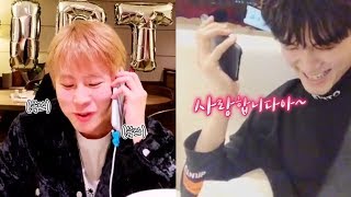[V LIVE] 옹성우/하성운 - 떵떵즈의 미래지향적인 생일축하??☁️? (SeongWu calling with SungWoon)
