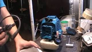 Ремонт и разборка мотобура Makita часть 1