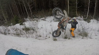 Winter Enduro with KTM exc 125cc