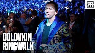 Gennadiy 'GGG' Golovkin Makes His Way To The Ring For Canelo Bout
