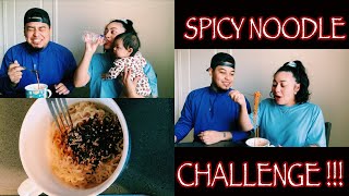 2X SPICY NOODLE CHALLENGE!!! - delicious but DANGEROUS