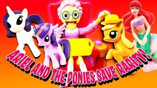 Greedy Granny Ariel and the My Little Ponies Save Rarity! | My Little Pony Adventures