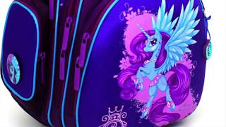 Школьный ранец с ортопедической спинкой для девочки 1-4 класс Hummingbird TK34 Pony Princess