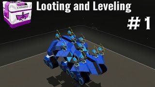 Robocraft | Part 1 | Leveling and Looting | Time for Tanks | Robocraft Gameplay
