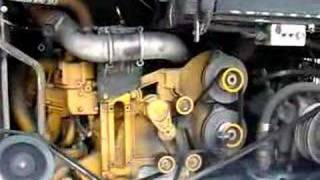 NEW CATERPILLAR C-13 TURBO DIESEL Revving with \\ JAKE BRAKES // Engaged