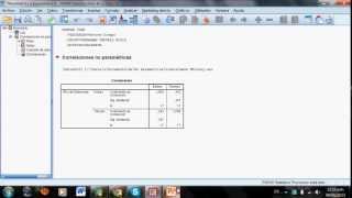 COEFICIENTE DE CORRELACION DE SPEARMAN APLICADO EN SPSS