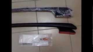 Реленги Шевролет Авео хечбек (Chevrolet Aveo) обзорчик небольшой roof rack, relingi, bagaznik