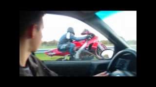 kawasaki zx9r wheelie first