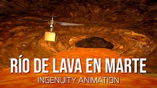 INGENUITY DESCUBRE UN RÍO DE LAVA EN MARTE / animación