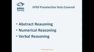 Epso Abstract Numerical Verbal Reasoning Tutorial