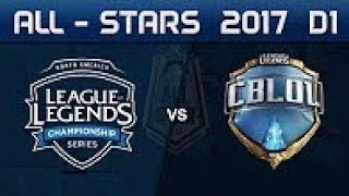 NA LCS vs CBLOL Highlights ALL Stars 2017 - Challenger TV