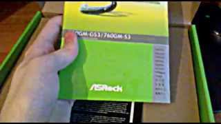 ASRock 760GM-GS3 Распаковка