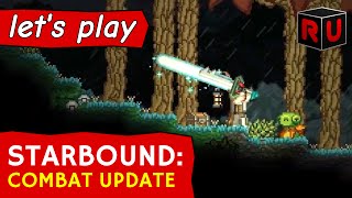 New combat, weapon & monster mechanics | Starbound Combat Update [Glad Giraffe] pt 1