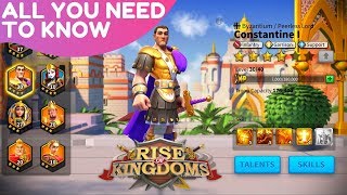 COMMANDER SPOTLIGHT CONSTANTINE I - Rise of Kingdoms