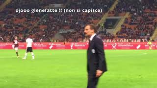 (incredibile)Allegri urla disumane a SanSiro