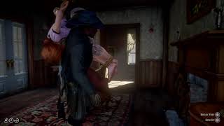 Kidnapped in Red dead online, Valentine hotel room hogtied damsel !!