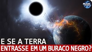 O que aconteceria se a Terra fosse engolida por um buraco negro?