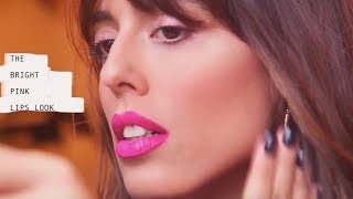 THE BRIGHT PINK LIPS LOOK