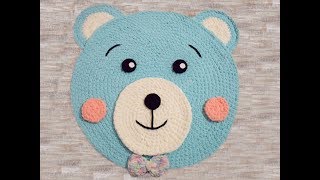 Коврик ведмедик із Алізе Пуффі, або Пуффі Фур. Частина 2. Alize Puffy, Alize Puffy Fur