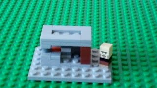 Lego Minecraft micro village tutorial part 1  blacksmith