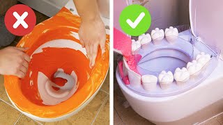 DIY Halloween toilet. Bathroom Hacks