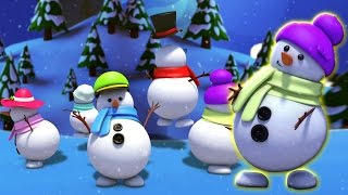Schneemänner Fingerfamilie | Weihnachtslied Für Kinder | Christmas Song | Snowmen Finger Family