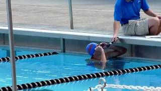 Ryan Lochte demonstrates stroke drills