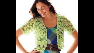 ВЯЗАНИЕ КРЮЧКОМ - БОЛЕРО ДЛЯ ЖЕНЩИН - модели 2019 / Crochet BOLERO FOR WOMEN