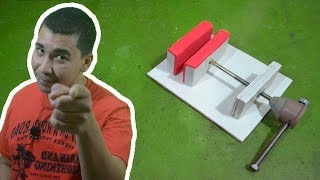 Como fazer uma mini morsa (Torno) de bancada!