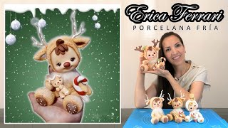 Muñeco de Navidad | Christmas Doll | Tutorial Fácil | DIY | Erica Ferrari Porcelana Fría