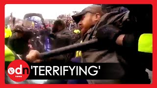 US Capitol Riot: TERRIFYING New Body-Cam Footage Shows Moment Police Were Attacked by Mob
