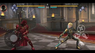Shadow fight 3 chapter 6 second boss Vampire Lord VS Queen Iolanda (Halloween's set)??