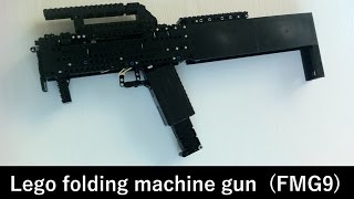LEGO Working Folding Machine Gun - fmg9 (FJ-m1114)
