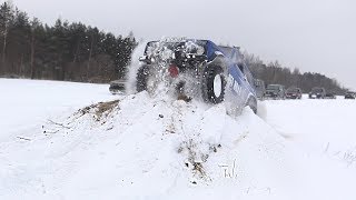Штурмуем паханые поля! Паркетники и внедорожники отжигают. Сложный оффроад, бездорожье, сугробы 2018