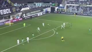 Gol do santos , santos 1 x 0 Chapecoense 19/07/2017
