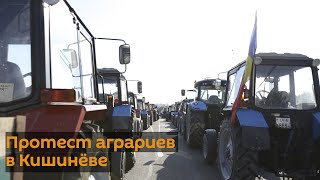 Протест аграриев в Кишиневе