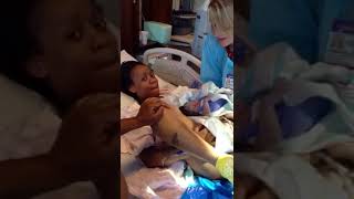 Vaginal birth at 34 weeks