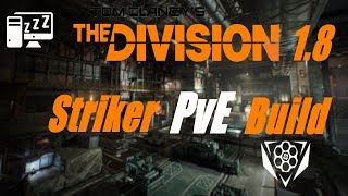 The Division 1.8 Striker PvE Build + Resistance Gameplay