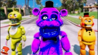 NEW SHADOW ZOMBIE FREDDY ANIMATRONIC! (GTA 5 Mods FNAF RedHatter)