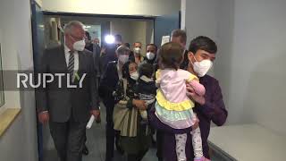 Germany: Bavarian IntMin Hermann meets with evacuated Afghans at Bamberg reception centre