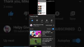 Watching a fan video