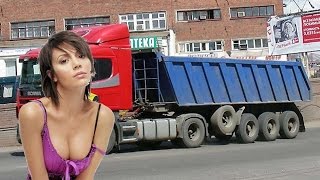 Тягач Scania с прицепом Тонар