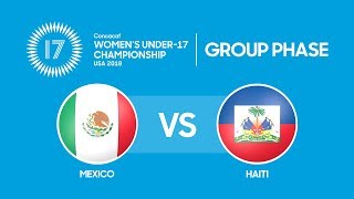 CU17W: Mexico vs. Haiti